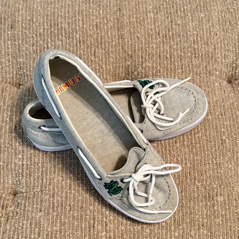 Primus Gray Canvas Notre Dame Sneakers